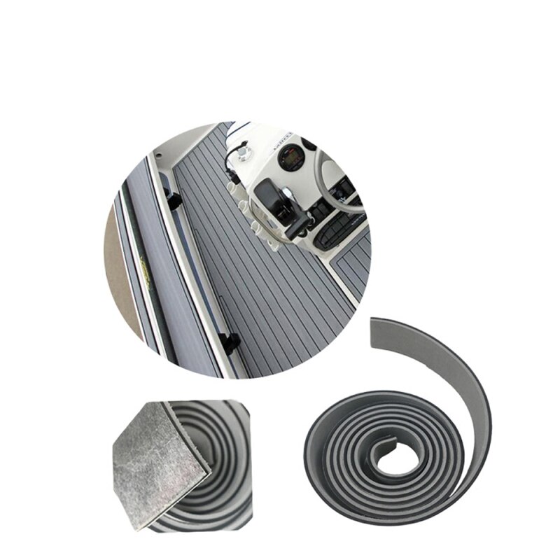 1PC Yacht Marine Floor Edge Protection Corner Fitting Yacht Boat Deck Anti-slip EVA Marine Motorboat Edge Trim