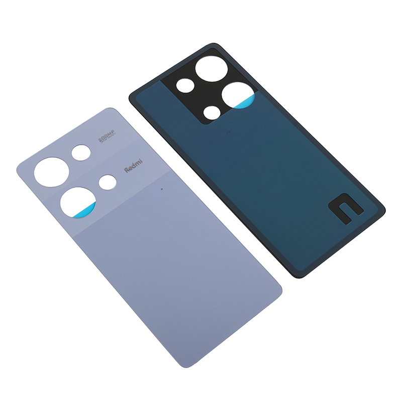 For Xiaomi Redmi Note 13 Pro 4G Back Battery Cover Housing For Redmi Note 13Pro 4G 23117RA68G Back Case+Sticker: WHITE