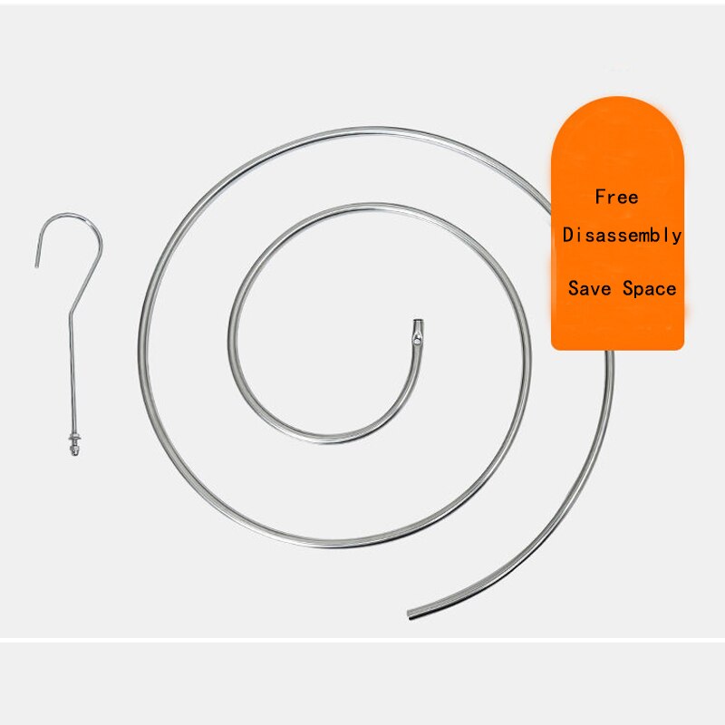 Spiraal Dekbed Lakens Hanger Roestvrij Staal Roterende Droogrek Bespaar Ruimte Deken Hanger Ronde Voor Outdoor Huis Balkon