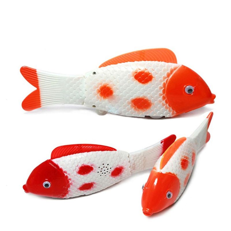 Mini Elektrische Bionic Schaukel Fisch Spielzeug Tiefsee Elektronische Fische Glowing Spielzeug Baby Kinder Bade für Jungen Mädchen 72XC