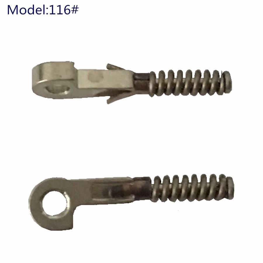 Insertos de resorte de 100 Uds para reparar gafas rotas, patillas flexibles, resorte roto, pieza de repuesto #116