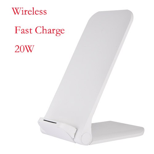 Fast Charger For Sony Xperia 1 II XZ3 XZ2 XZ2 Premium Qi Wireless Charger Charging Pad Power Case Phone Accessory: Sony Xperia XZ3 / 20W White