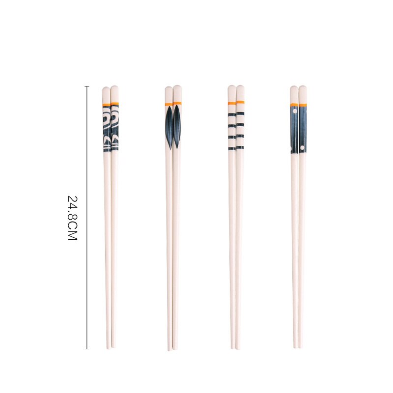 Pałeczki ceramiczne wielokrotnego użytku japońskie Sushi zestaw pałeczek gospodarstwa domowego porcelanowe zastawy stołbyć winnym porcelany kostnej pałeczki kuchenne prezenty