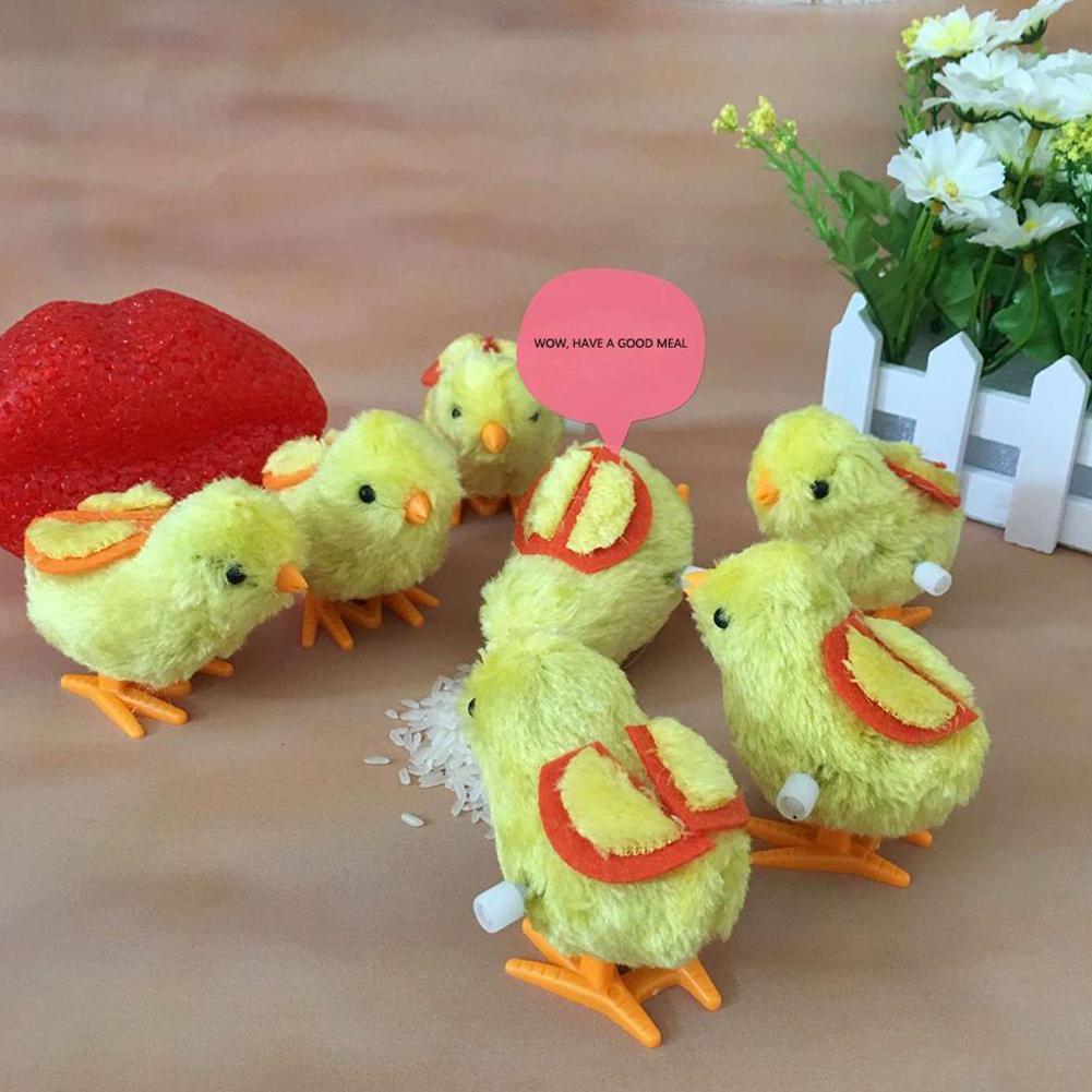Jouet mécanique avec souris et poulet, 1 pièce, jouet à remonter, Animal de dessin animé, saut, marche, pour enfants et bébés, jouets amusants, couleur aléatoire