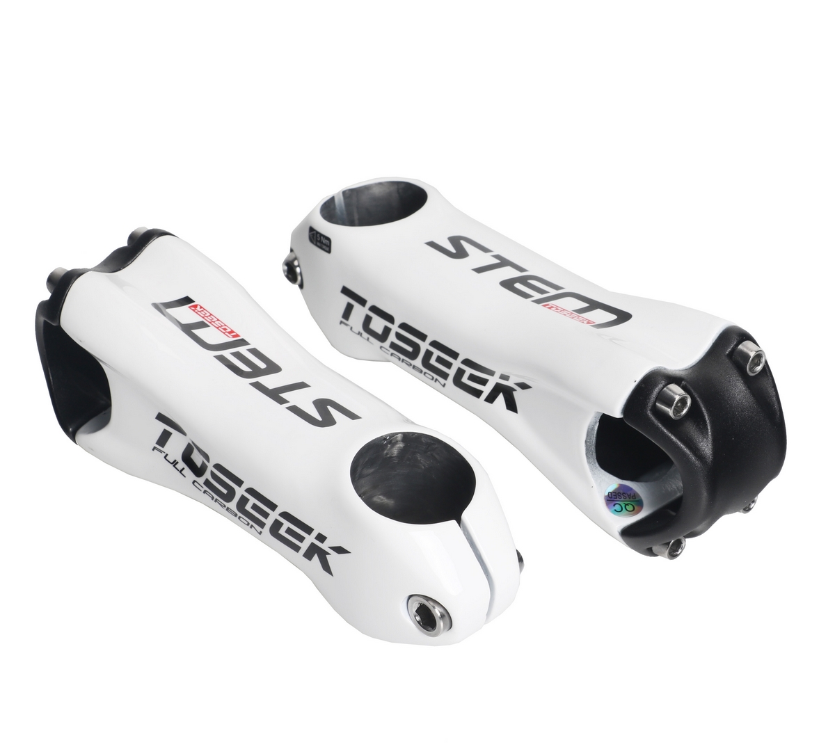 TOSEEK – tige de vélo en Fiber de carbone à 10 degrés, guidon/fourche de vélo de route, diamètre 31.8/28.6mm, 3 couleurs