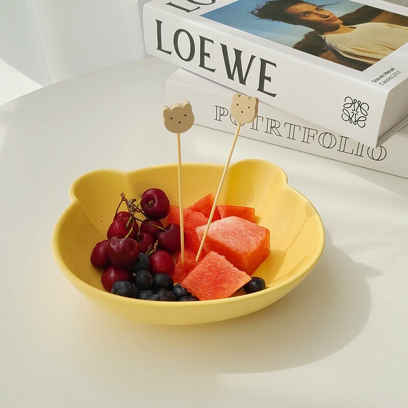 100PCS Cocktail Sticks Cute Toothpicks Fruit Food Picks For Kids Salad Dessert Sandwich Buffet Decorative Stick Kitchen Tools