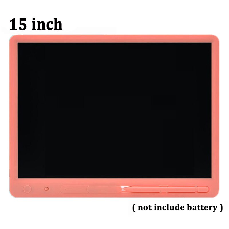 8.5/10/12 pollici portatile intelligente LED tavoletta da scrittura blocco note elettronico disegno grafica scrittura a mano Pad Board bambini disegno giocattoli: 15inch Pink