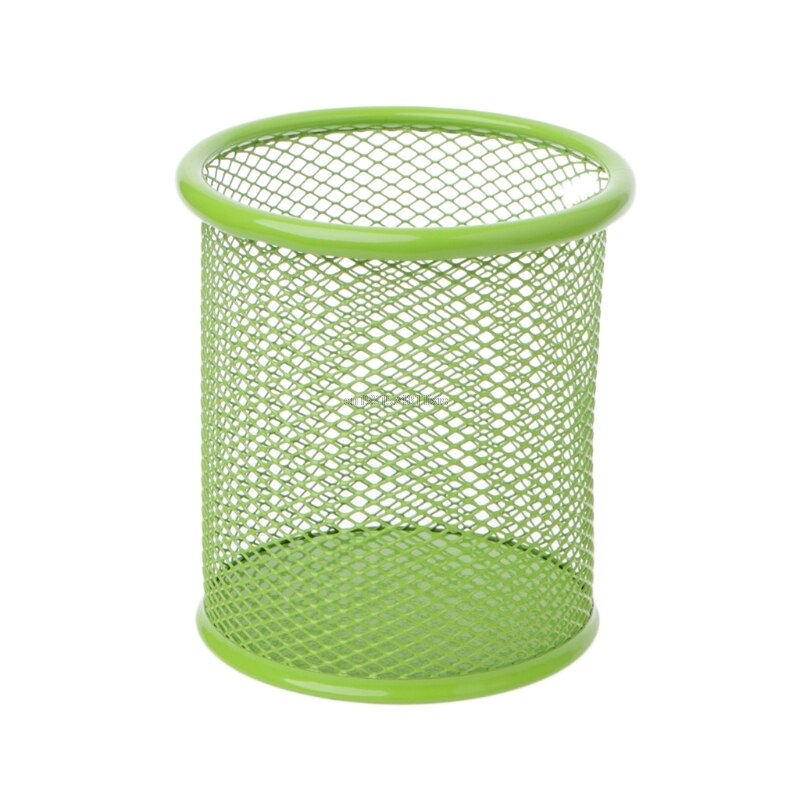 Rectangular Mesh Style Metal Pencil Holder Organizer Desk Pen Containers: 7