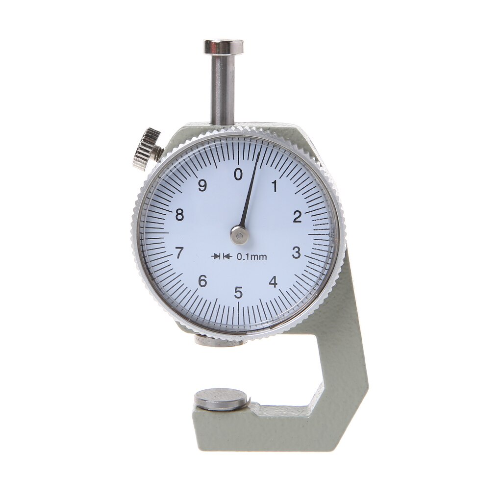 Dial Thickness Gauge 0-10MM / 0-20MM Leather Paper Thickness Meter Tester Accuracy 0.1mm U4LB: 0-10MM