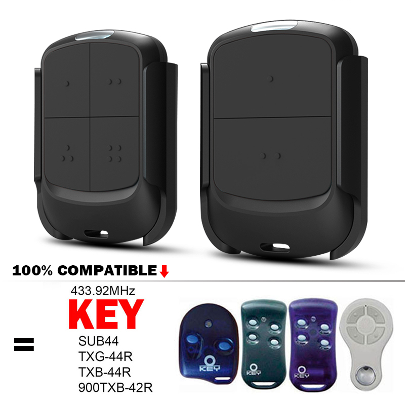 Clone KEY SUB 44 / TXG 44R / TXB 44R / 900TXB 42R Télécommande de porte de garage Duplicateur 433,92 MHz Émetteur de portail électrique