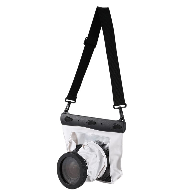 GQ-518 SLR DSLR HD 20M sac étanche appareil photo sous-marin boîtier sec pochette pour Nikon Canon Sony plongée L