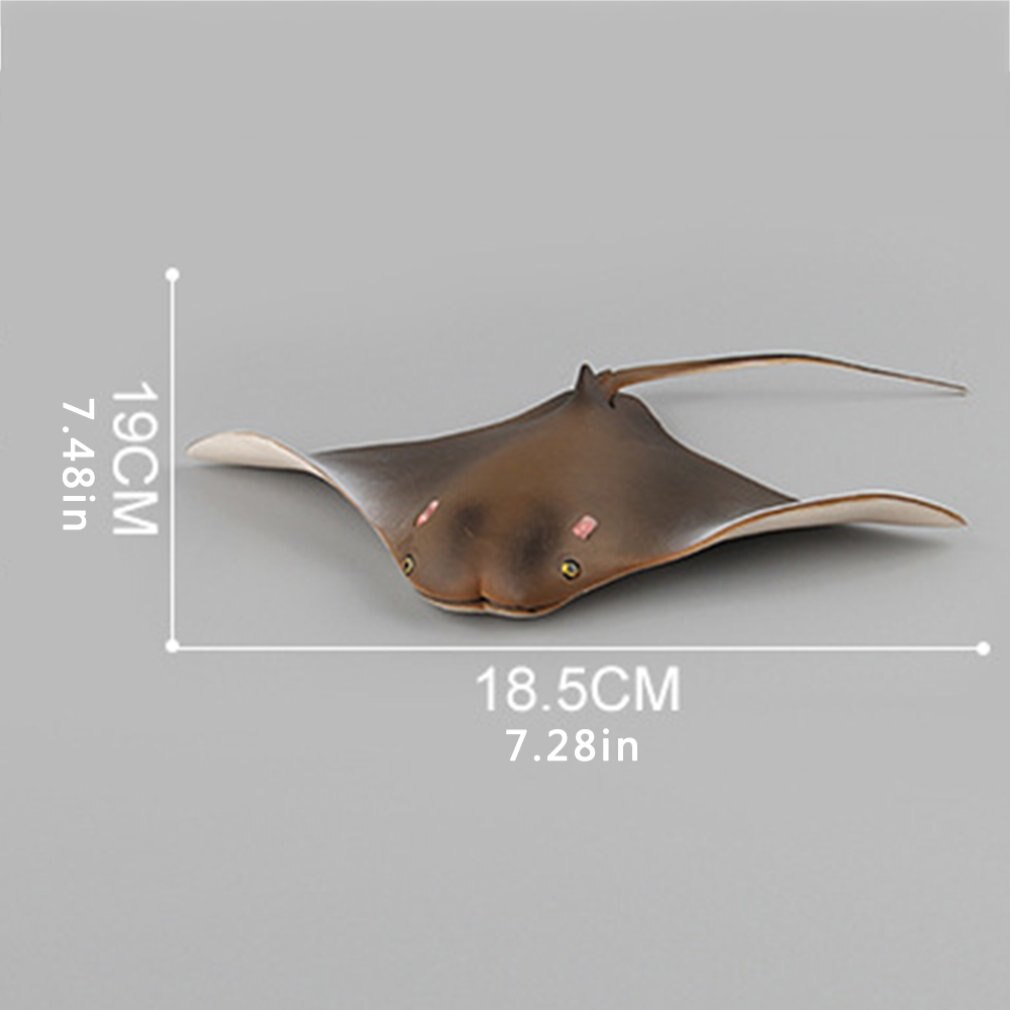 Simulatie Grote Witte Haai Walvis Haai Mariene Biologie Model Schildpad Penguin Onderwater Wereld Kinderen Dier Speelgoed: Devil fish