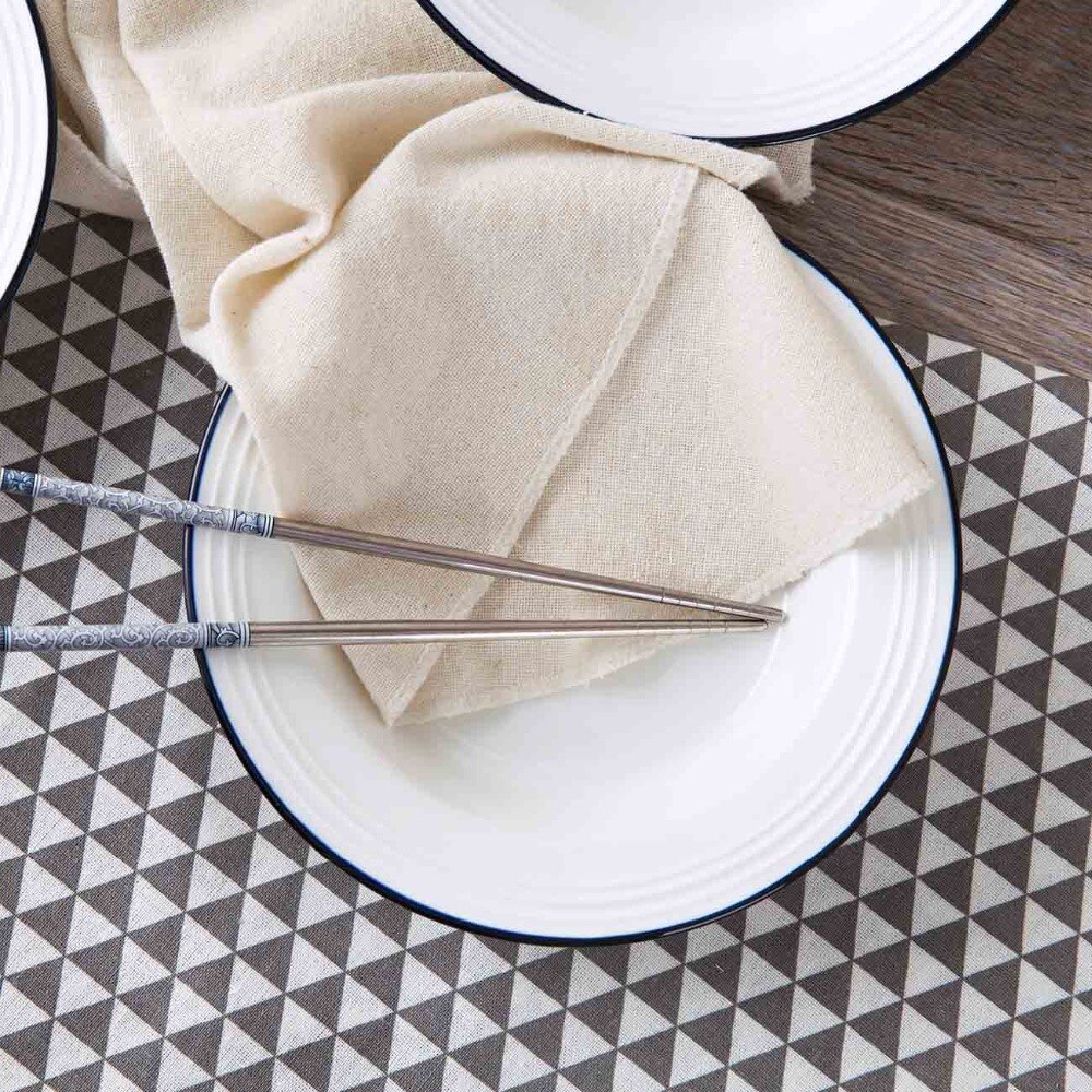 Plato de cerámica blanco grande redondo para sopa, plato hondo, vajilla creativa para el hogar, plato de desayuno, platos de China