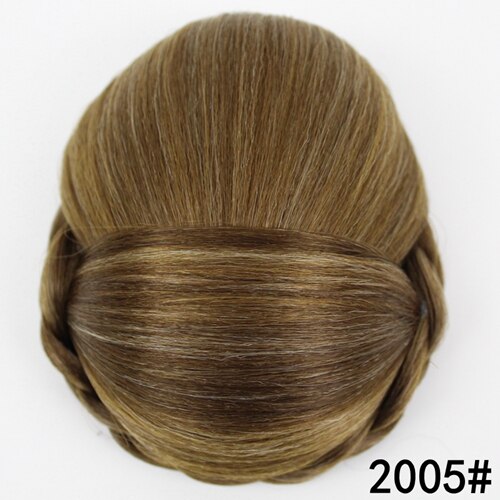 JOY &amp; BEAUTY-moño de pelo sintético para mujer, moño de pelo trenzado, rodillo de rosquilla, pieza de cabello de fibra de alta temperatura, 6 colores: s172005