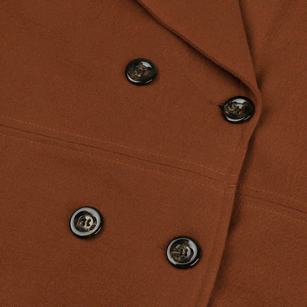 Women Autumn And Winter Coat Woolen Coat Female Mid-long Korean Loose Temperament Women's Outerwear Woolen Coat