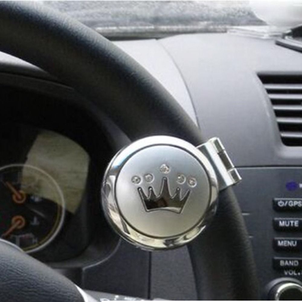 Manopola del volante dell'auto rotazione di 360 gradi manopola di aiuto della sfera del volante maniglia della sfera manopola del filatore di controllo dell'auto in ABS accessorio per auto