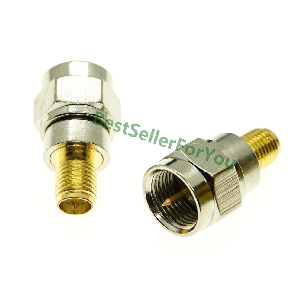 F mannelijke stekker naar rpsma rp-sma vrouwelijke jack rf coaxiale adapter connector converter