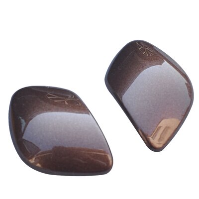 para Volkswagen escarabajo ABS pintura interior trim palo a la parte superior de la paillette palo pegatinas de coche de estilo: Marrón