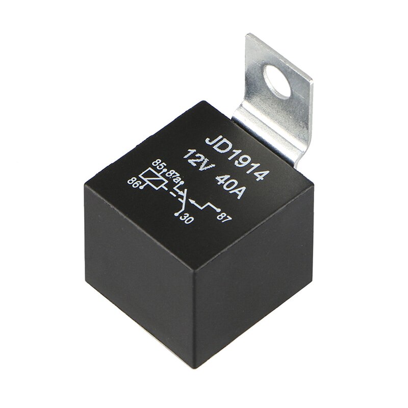 5 uds. Relé automotriz 12V 40A 5 pines SPDT con 5 cables y enchufes de arnés nuevos