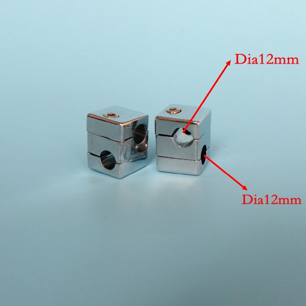 Double Clamp Crosshead For Rod 12mm+12mm Aluminium or Zinc Alloy Ni/Cr Plated, For Fixing Perpendicular Structures
