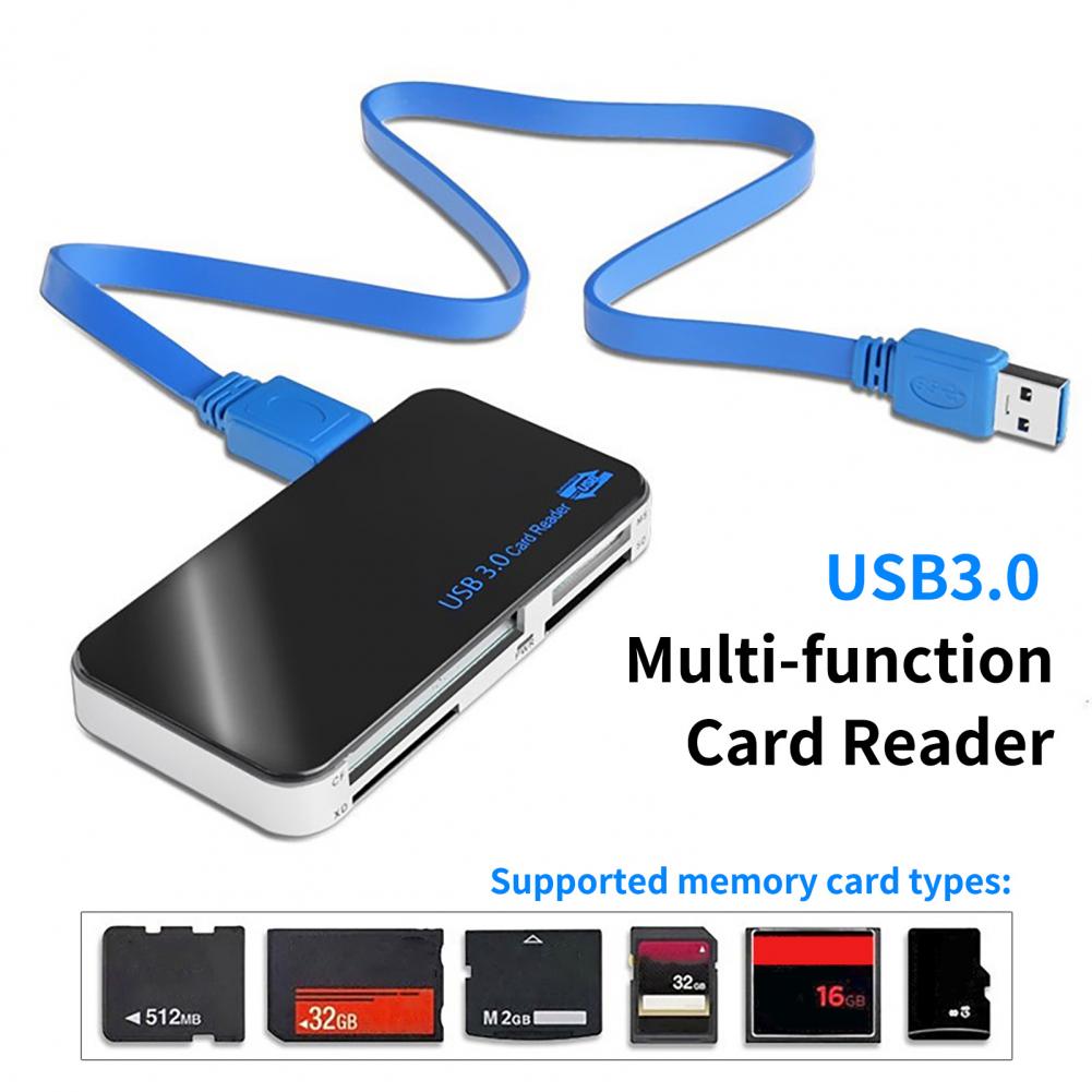Kaartlezer USB3.0 2-In-1 Sd Micro Sd Kaartlezer Voor Computer Pc Smart Kaartlezer Geheugen card Adapter Tf Sd Kaartlezer