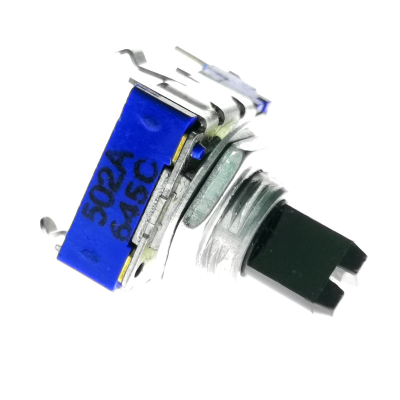 Potentiomètre de Volume ALPS RK14 5K, 502A, double A5K, 7 broches, 13MM, demi-arbre, , japon