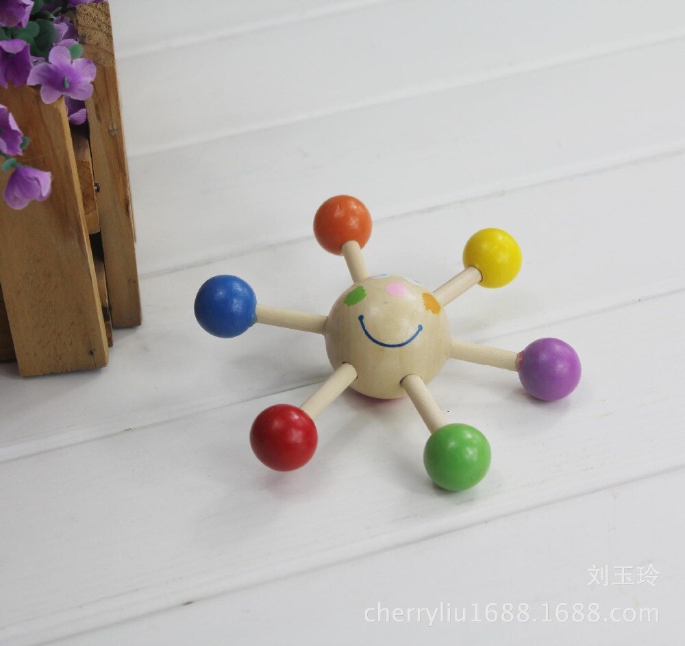 1pcs Wooden Sun Rotary Puzzle Classic Toys Birthday Christmas