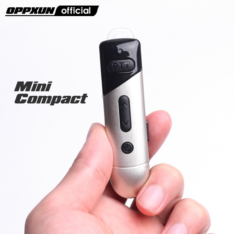 OPPXUN A09 MINI Walkie Talkie Interphone a mano libera prosciutto portatile Radio bidirezionale cuffia pratica ricetrasmettitore professionale Ultra piccolo