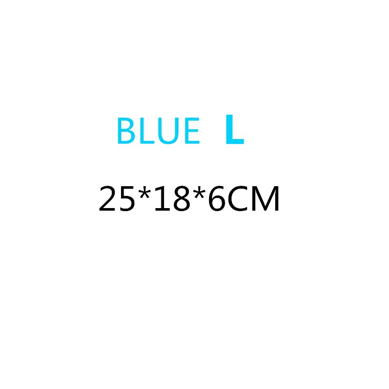Bolsa de natación de PVC transparente para mujer, organizador de playa y piscina, bolsa de almacenamiento para baño deportiva, funda de teléfono resistente al agua: Blue L
