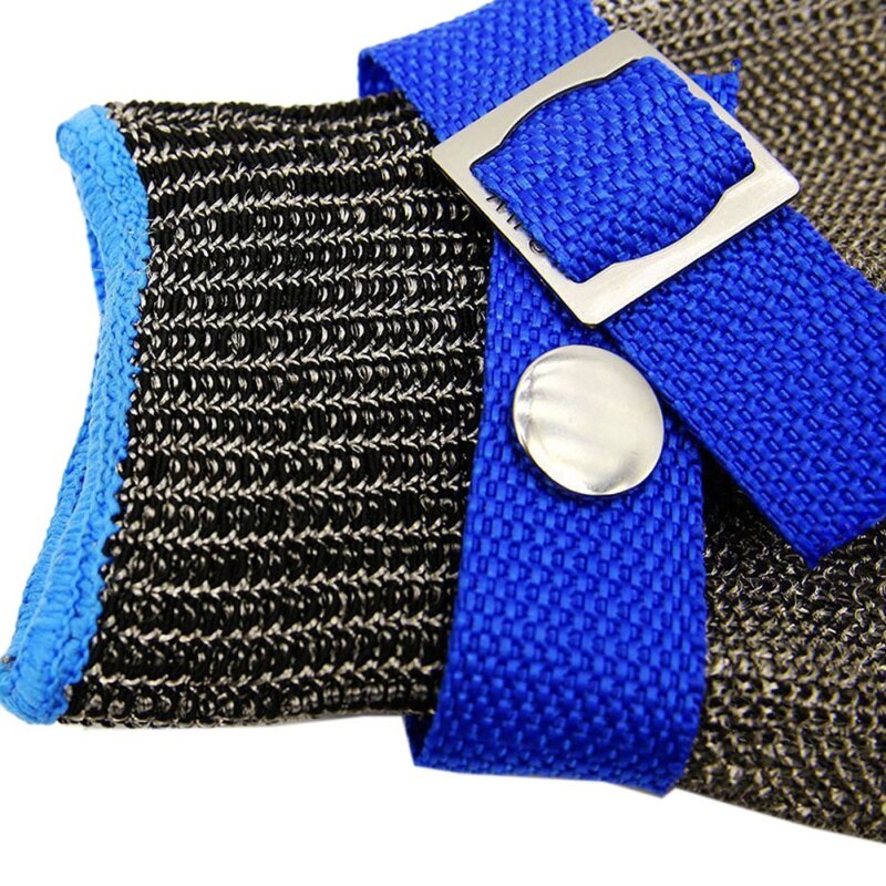 Useful Gloves Stainless Steel Grade 5 Steel Wire Plus PE Steel Ring Iron Gloves Single Safety Cut Proof High Performance Gloves