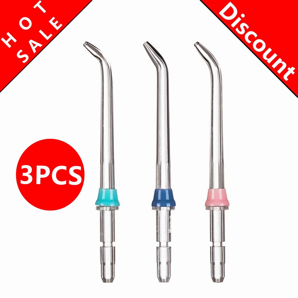 Puntas de chorro clásicas de repuesto, 3 uds., aptas para irrigador bucal Waterpik, boquilla estándar WP-100 WP-450 WP-250 WP-300 WP-660 WP-900