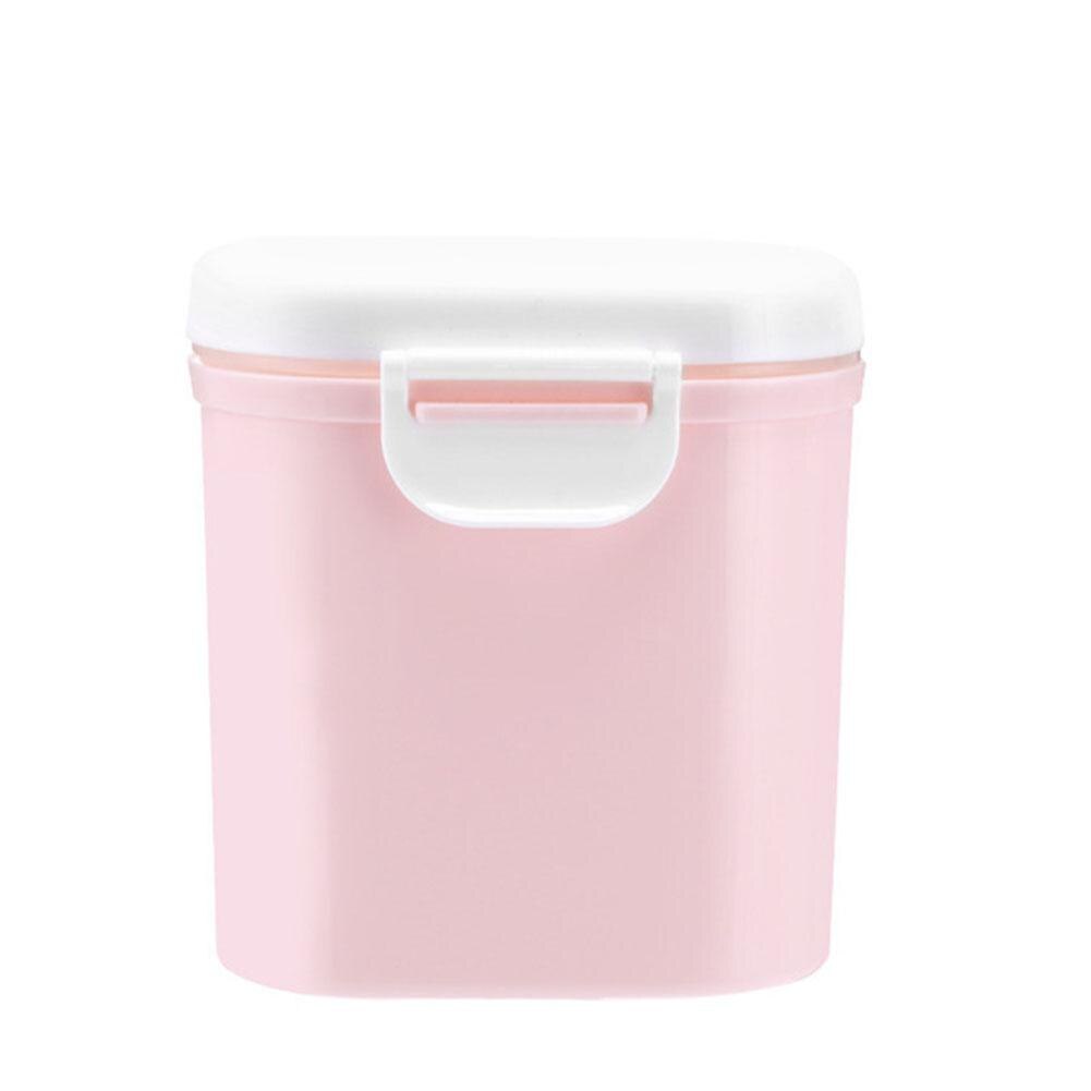 Kuulee Baby Formula Milk Storage Large Capacity Baby Milk Powder Can Airtight Storage Box Barrel Feeding Box for Kids Food Conta: L-pink