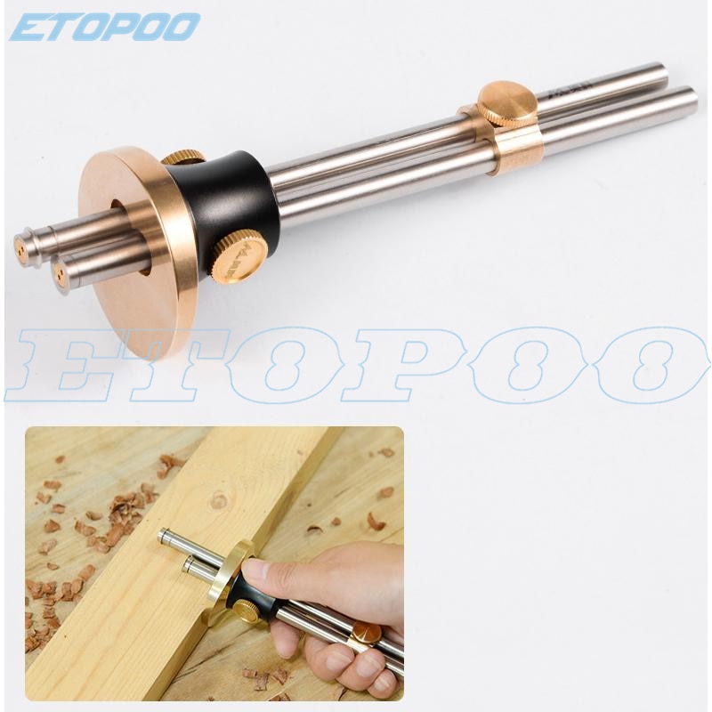 European Woodworking scriber , Woodworking Scribe-line Marking Device WoodWorking Crossed-out Ruler Tool