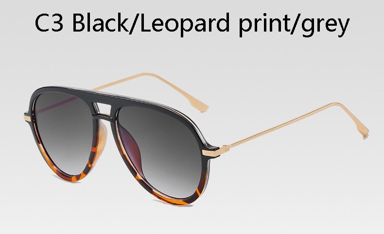 ¡Novedad de ! Gafas de sol clásicas retro para piloto, gafas de conducción para hombre con gradiente de gran tamaño a la para aviación, gafas UV para mujer ins populares: 1929 C3