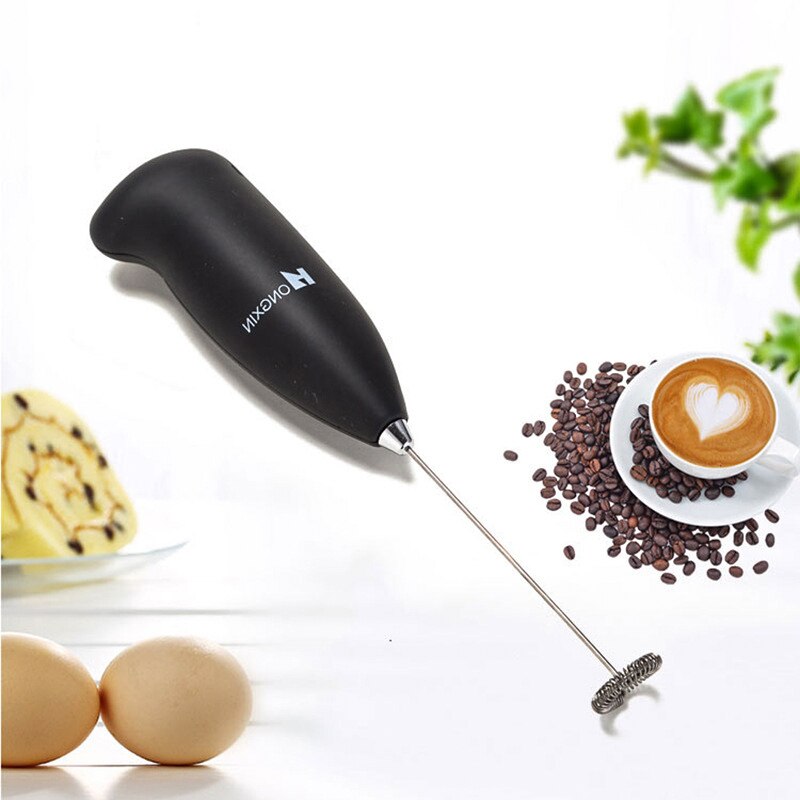 Stainless Steel Milk Frothing Pitcher 550ml and Handheld Battery Operated Electric Foam Maker Perfect for Latte / Cappuccino