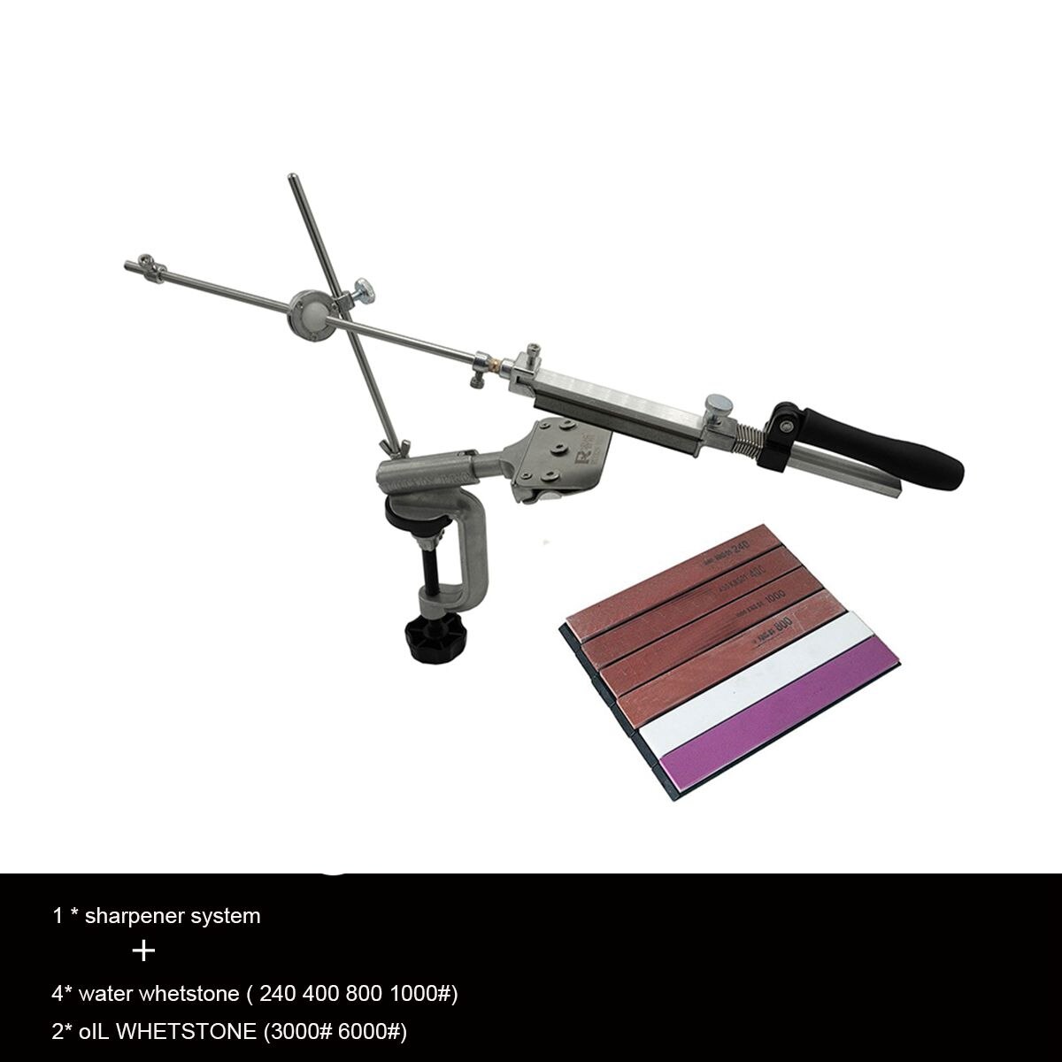 RX008 Keuken Messenslijper Clip Flip Kme Functie Slijpen Gereedschap Grinder Machine Ruixin Pro RX008: SET 5