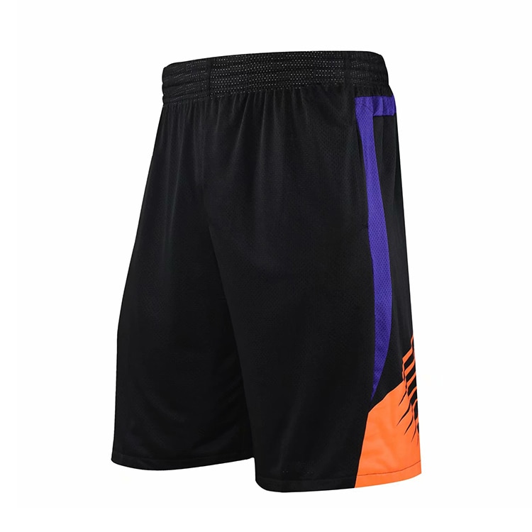 DPOY professionelle doppelseitige basketball sport team training anzug: Black shorts / XL