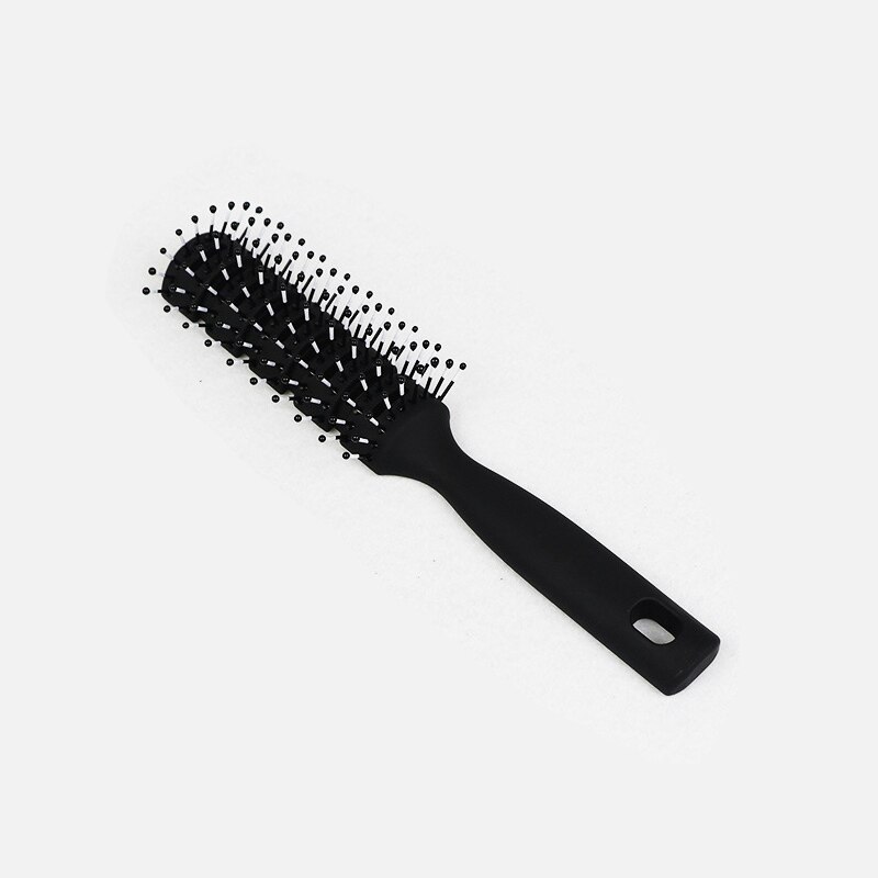 Män hårborste keramiskt järn rund kam frisör dressing salong styling herr kam antistatisk hårbotten massage kam hårstyling verktyg: Liten storlek