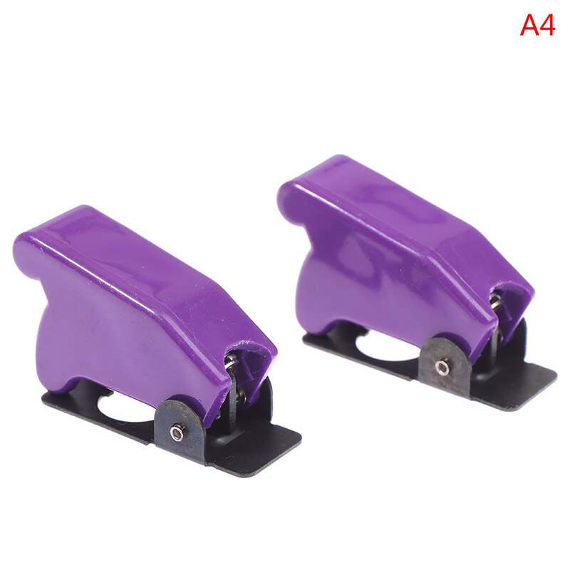 2 pièces Auto Voiture Bateau Camion Led Illuminée Interrupteur À Bascule Avec Sécurité Avion Secousse Couvrent la Garde: 4