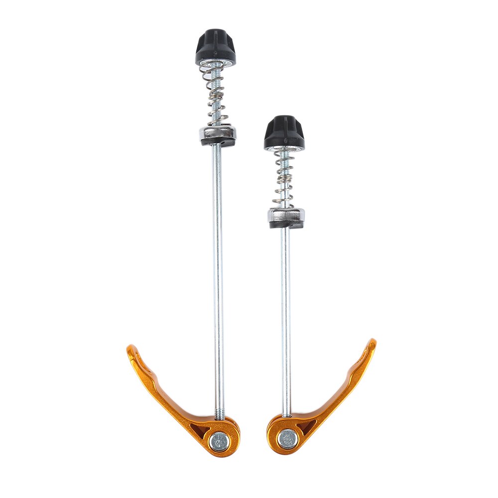 2pcs Bicycle Axle Quick Release Mountain Bikes Quick Release Lever MTB Bicycle Hub Road Bike Quick Release MTB Repair Tool Parts: Orange