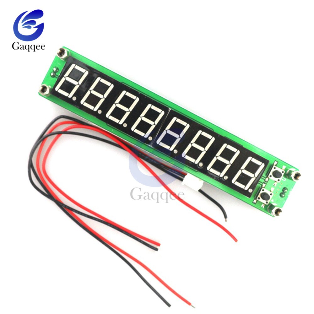 0.1 to 60MHz 20MHz to 2400MHZ 2.4GHz RF Signal Frequency Counter Cymometer Tester 0.56 inch 8 LED Digital blue green red