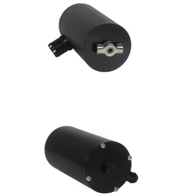 Baffled Aluminum Oil Catch Can Reservoir Tank / Oil Tank With Filter Universal Occ043