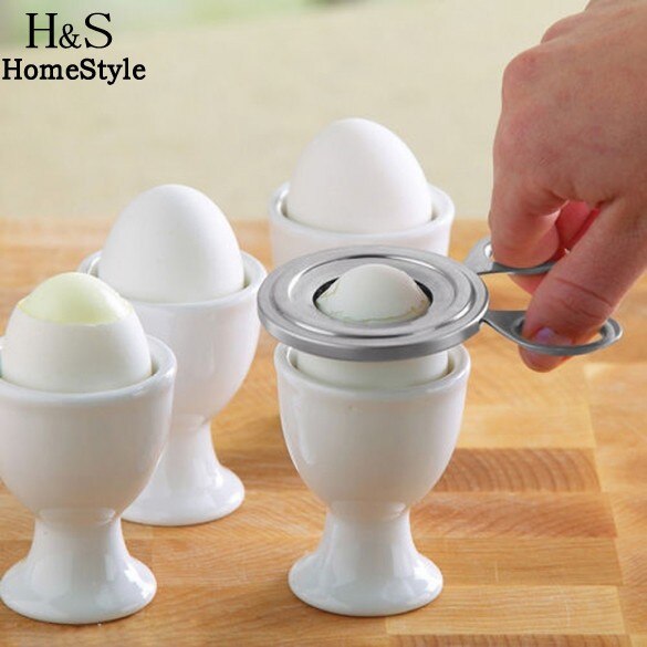 105mm udstikker kogt kogt æg topper snipper æggeskal skalåbner køkkenskærer sakseklipper husholdningsværktøj