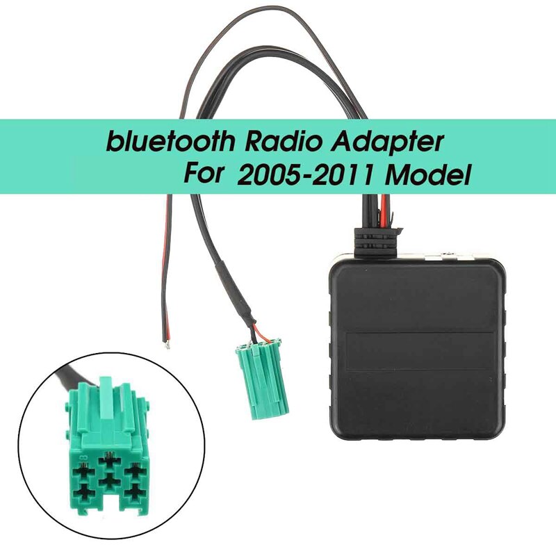 Auto Bluetooth Module Hifi O Aux Adapter Kabel 13Pin Voor Renault 2005 Voor Kenwood Host Machine