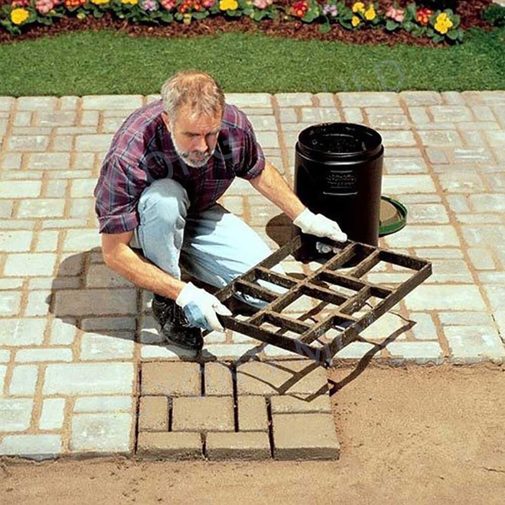 Havegang fortovsform diy manuelt belægning cement mursten sten vej beton forme sti maker genanvendelig diy manuelt pav  #t2g: Default Title