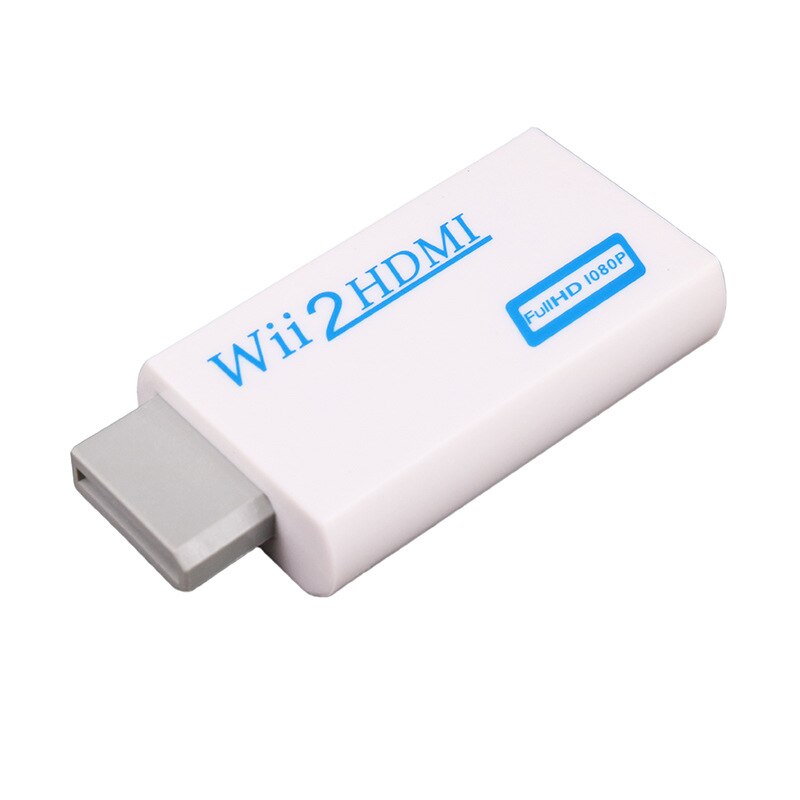 Wii to HDMI Transverter Wii to HDMI Adaptor Wii2hdmi High-definition Output Switcher: White