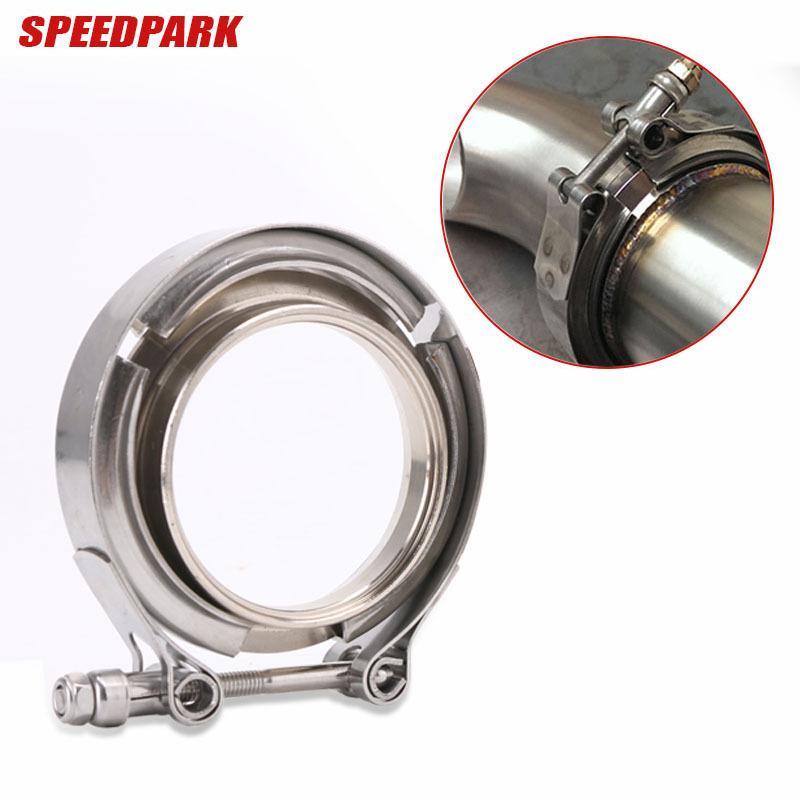 Universal Stainless Steel V-Band Turbo Downpipe Exhaust Clamp Vband: 4.0 inch