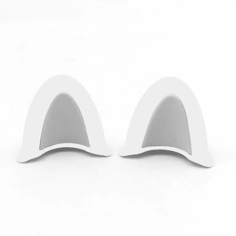 Universal Helmet Cat Ears Decoration Motorcycle Electric Car Driving Styling Cute Cat Ears Stickers Decor Helmet Accessories: black