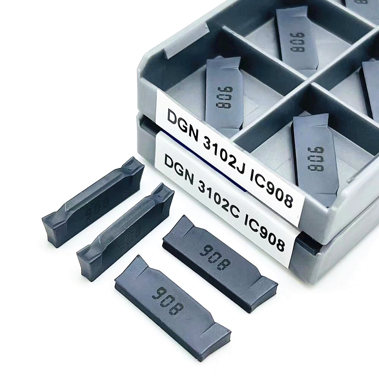 Hartmetall DGN3102J IC908 DGN3102C IC908 DGN2202J DGN 2202C Einstechen einsätze Hohe schneiden werkzeuge CNC drehen einsätze DGN2202