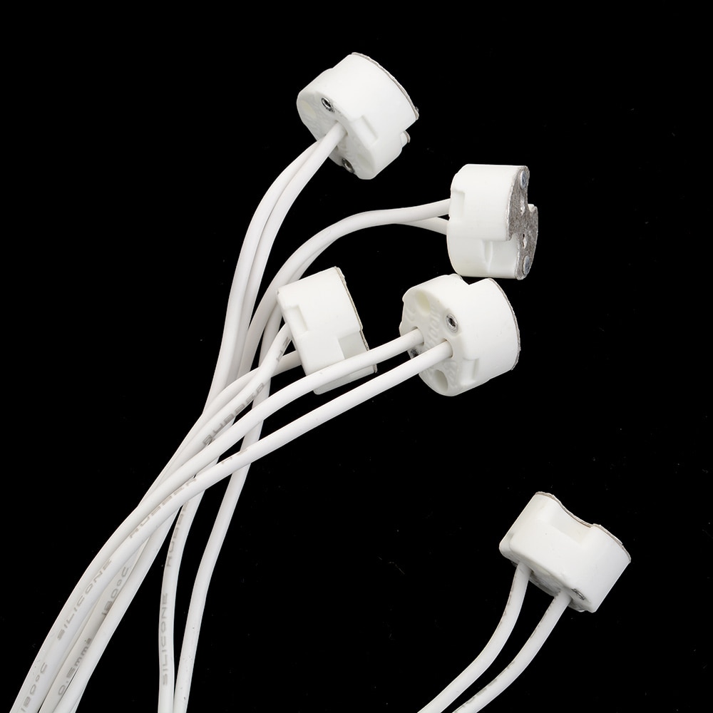 Soporte de montaje, Base de conexión, 10-20cm, conector de cable LED, halógeno MR16 GU5.3 G4, Bombilla, lámpara de cerámica MR11